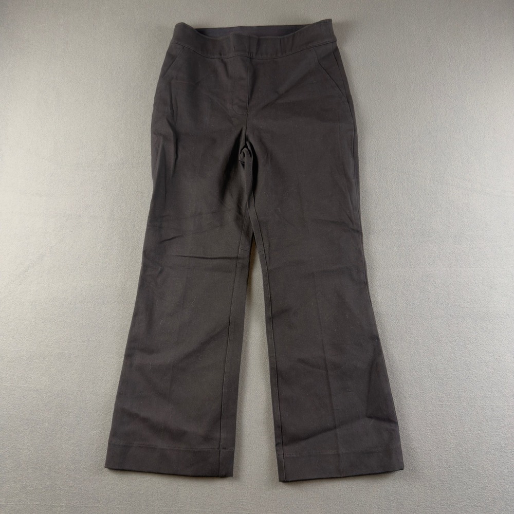 Spanx The Perfect Pant Black‎ Flare Leg Stretch Twill Petite Small 20367Q